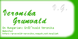 veronika grunvald business card